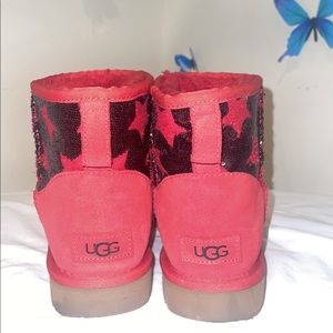 Red limited edition Uggs size 8